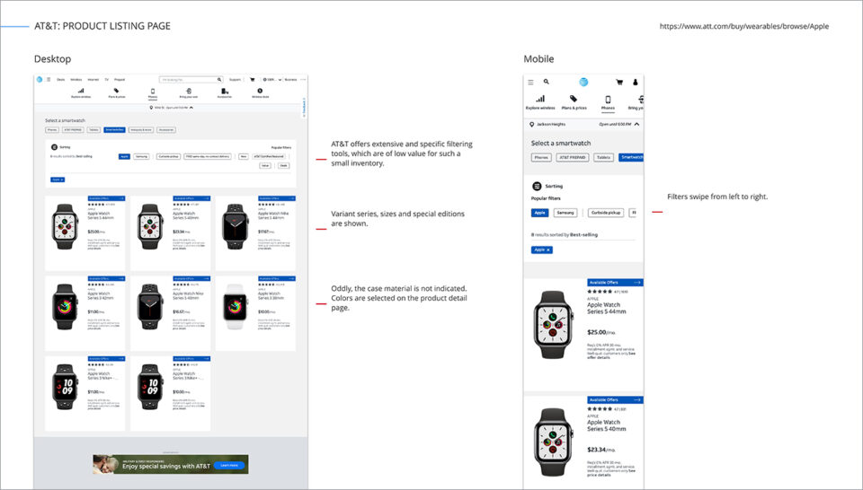 Charter, Wearables Competitive